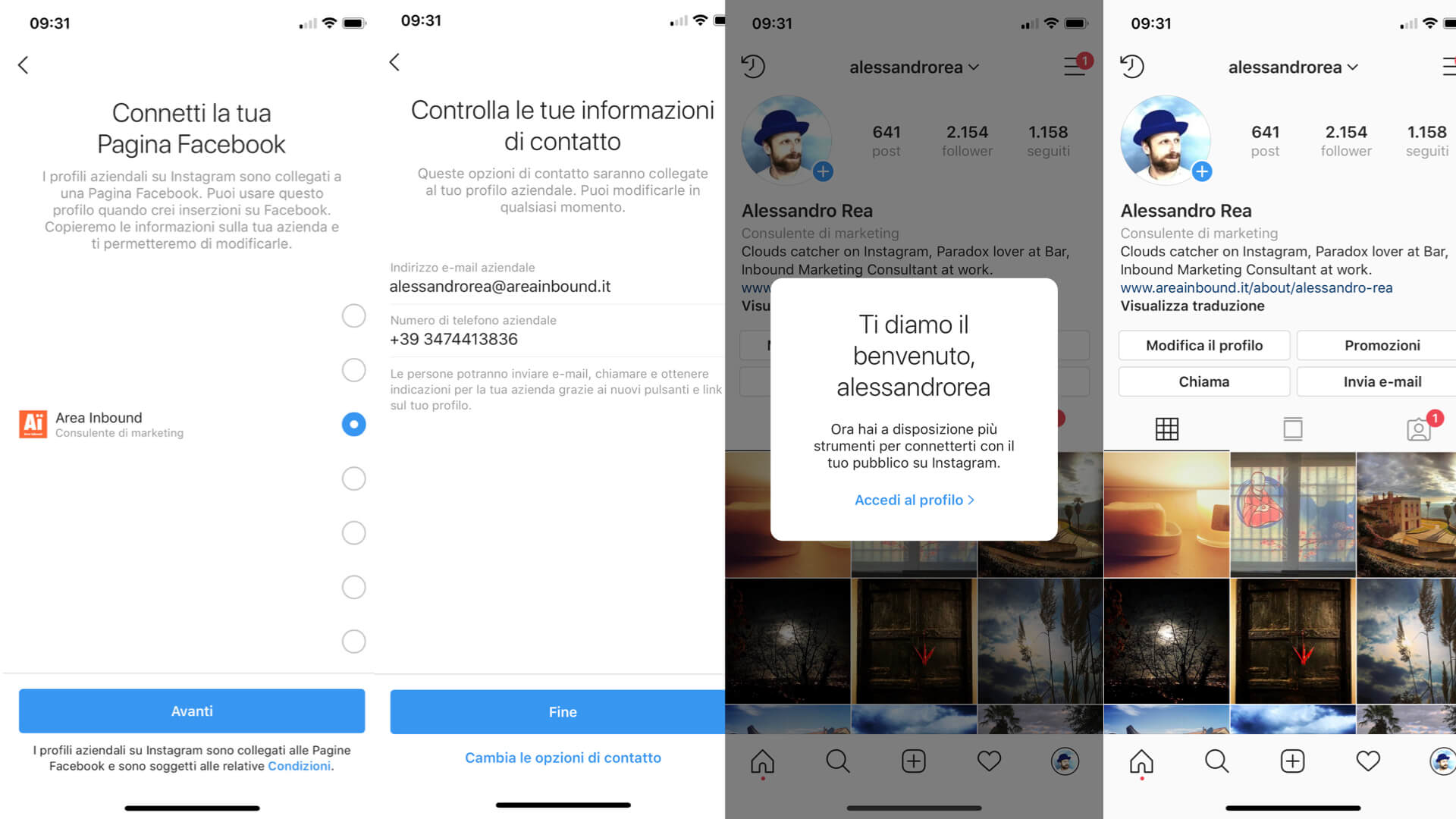 Instagram business account