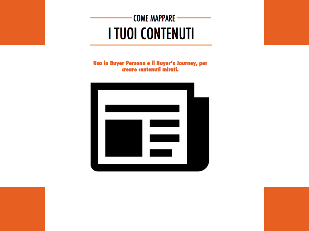 Customer Insight mappare i contenuti